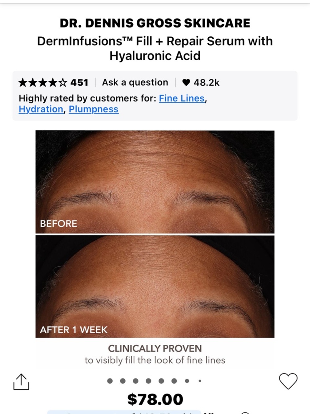 Dr. Dennis Gross Gold Hydrating Fill + Repair Serum - Picture 2 of 10